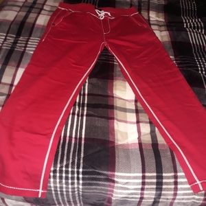 Red sweats True Religion